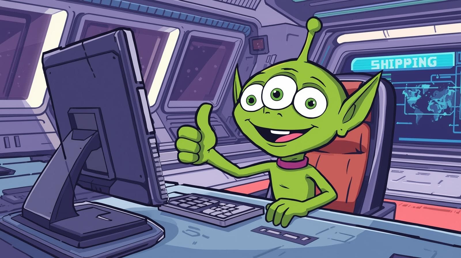 Alien customer support team